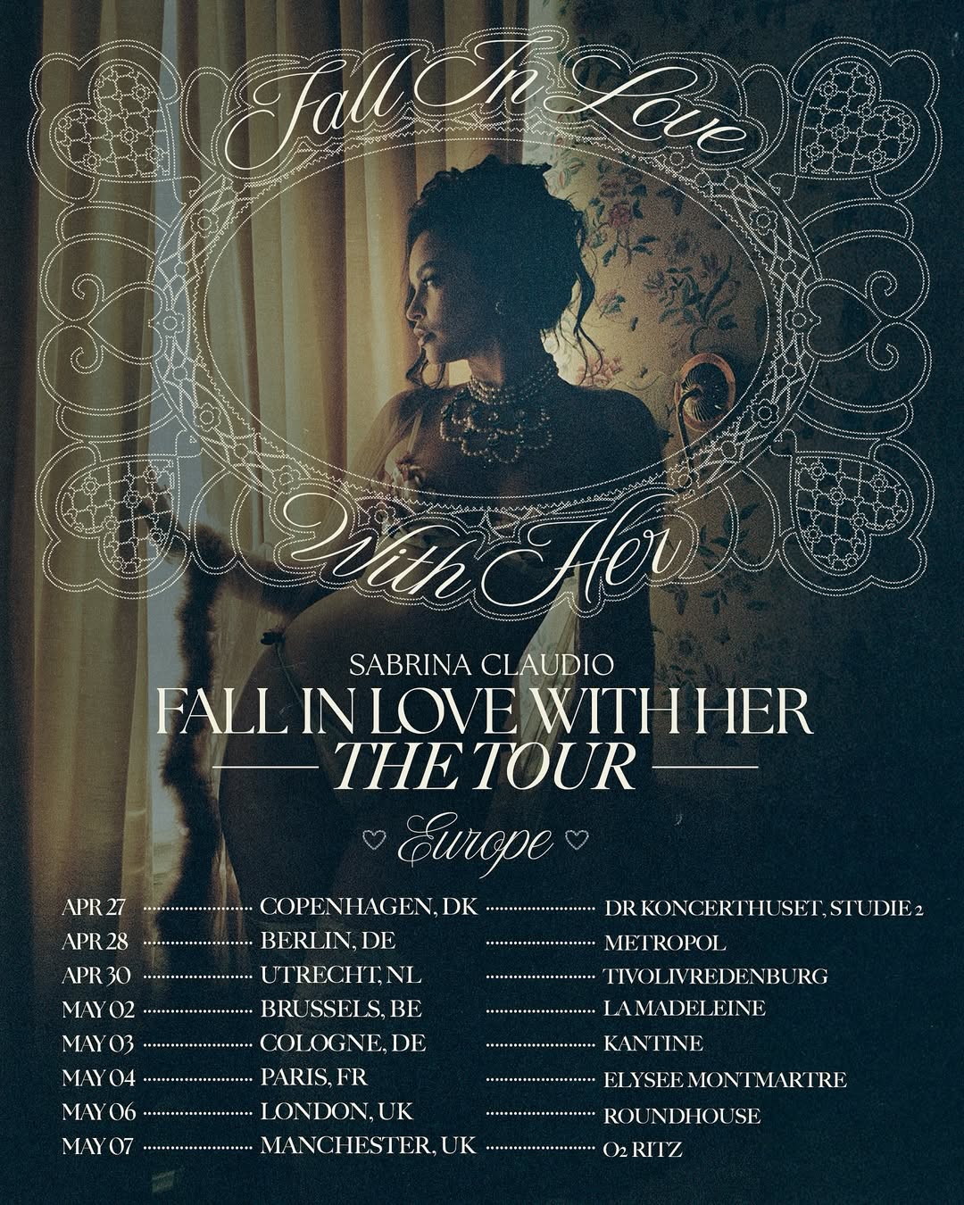 Sabrina Claudio Fall In Love With Her The Tour Tour Poster 2026